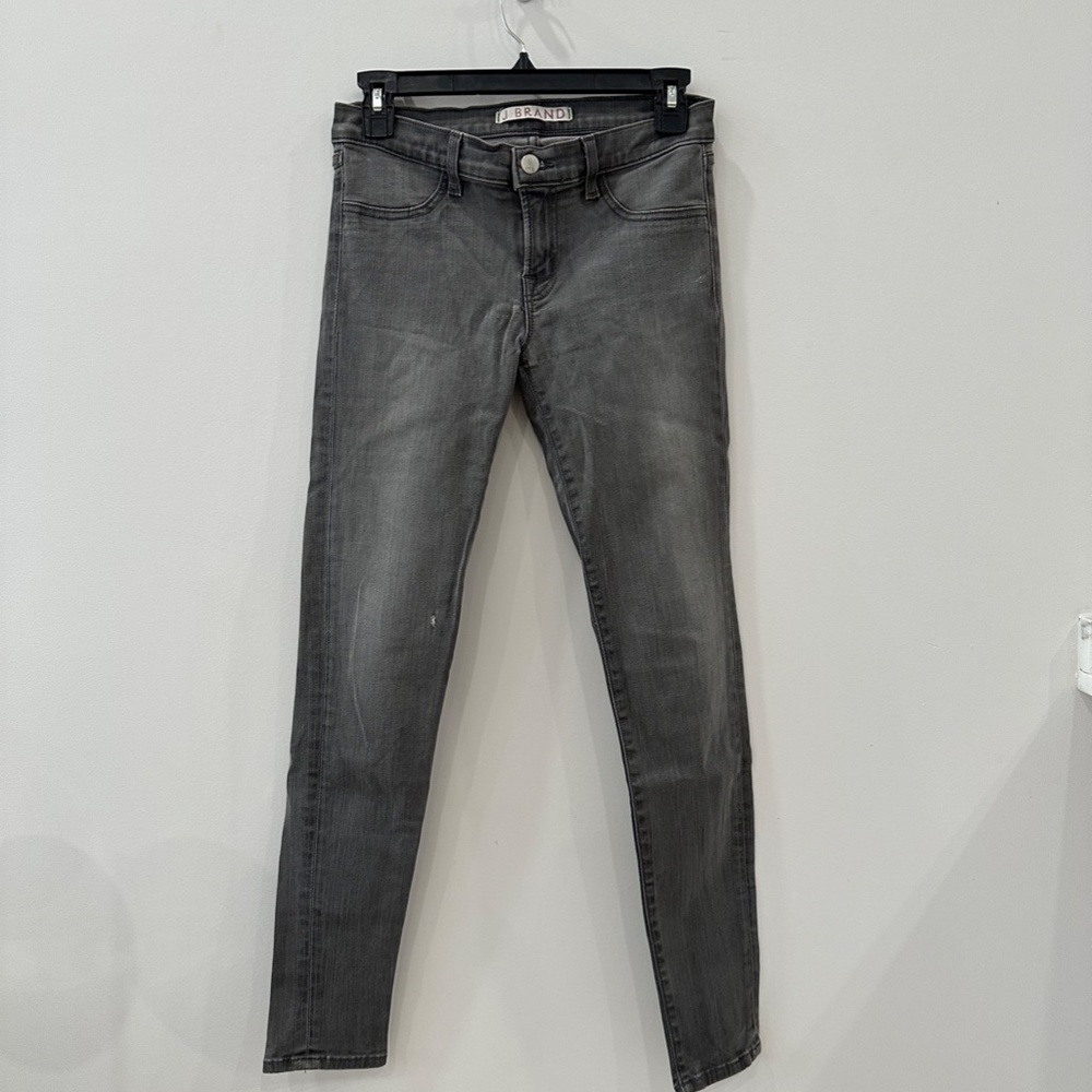 J Brand Grey Skinny Leg Jeans Size 27